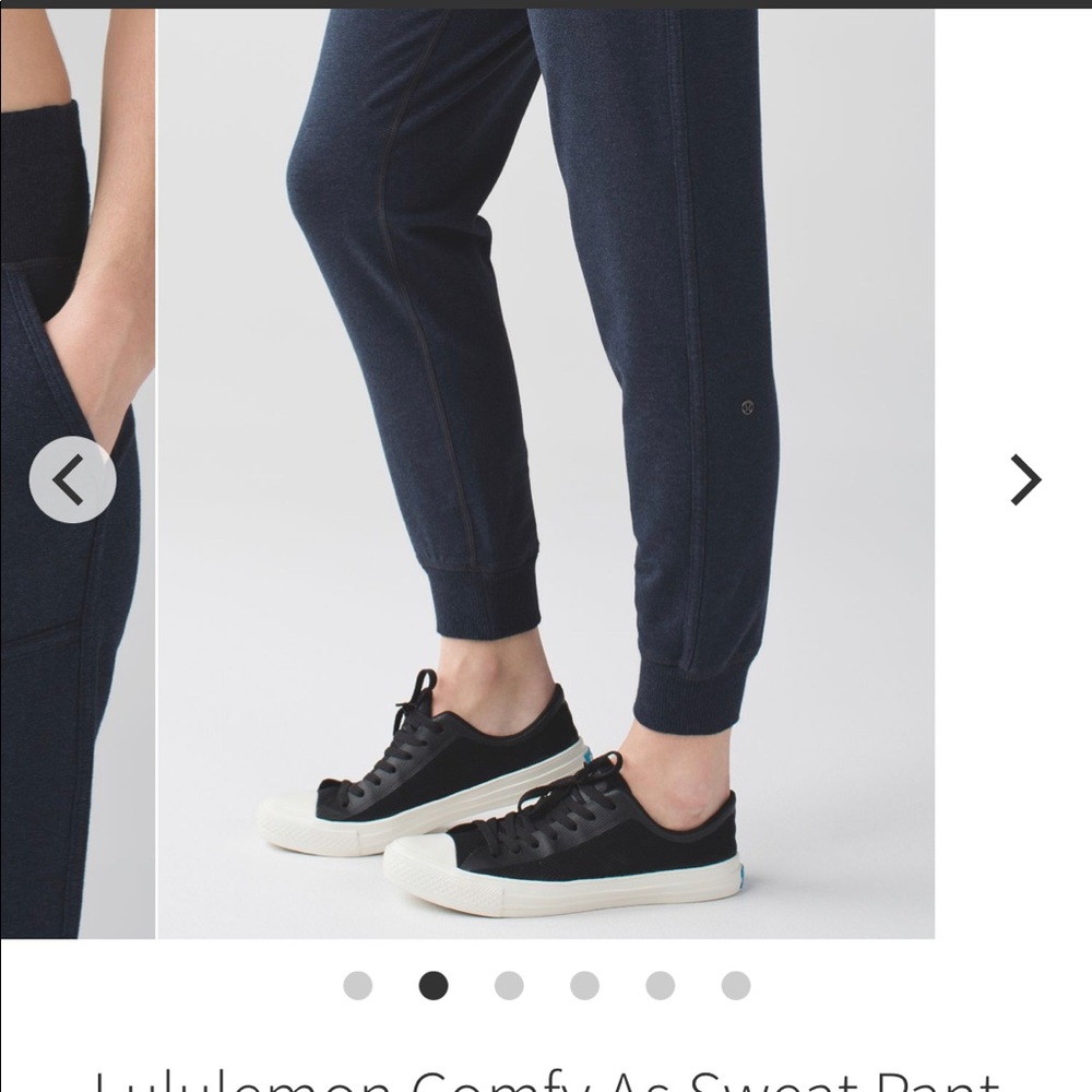 Lululemon comfy as sweat pant. Size 8